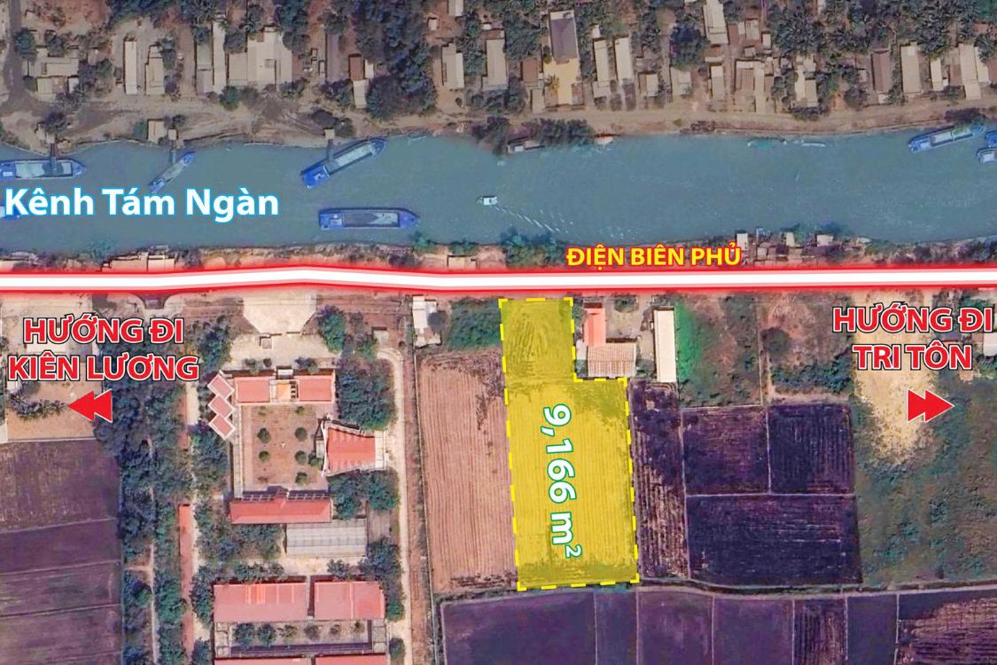 Đất mặt tiền Điện Biên Phủ – TT. Tri Tôn